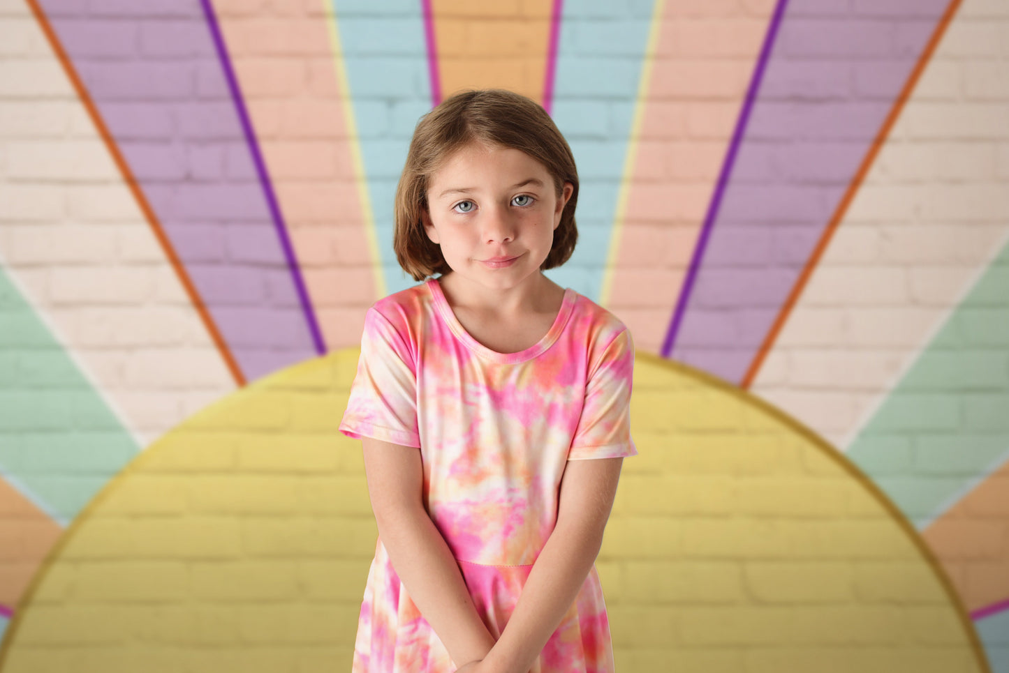 AMELIA TYE DYE TWIRL DRESS