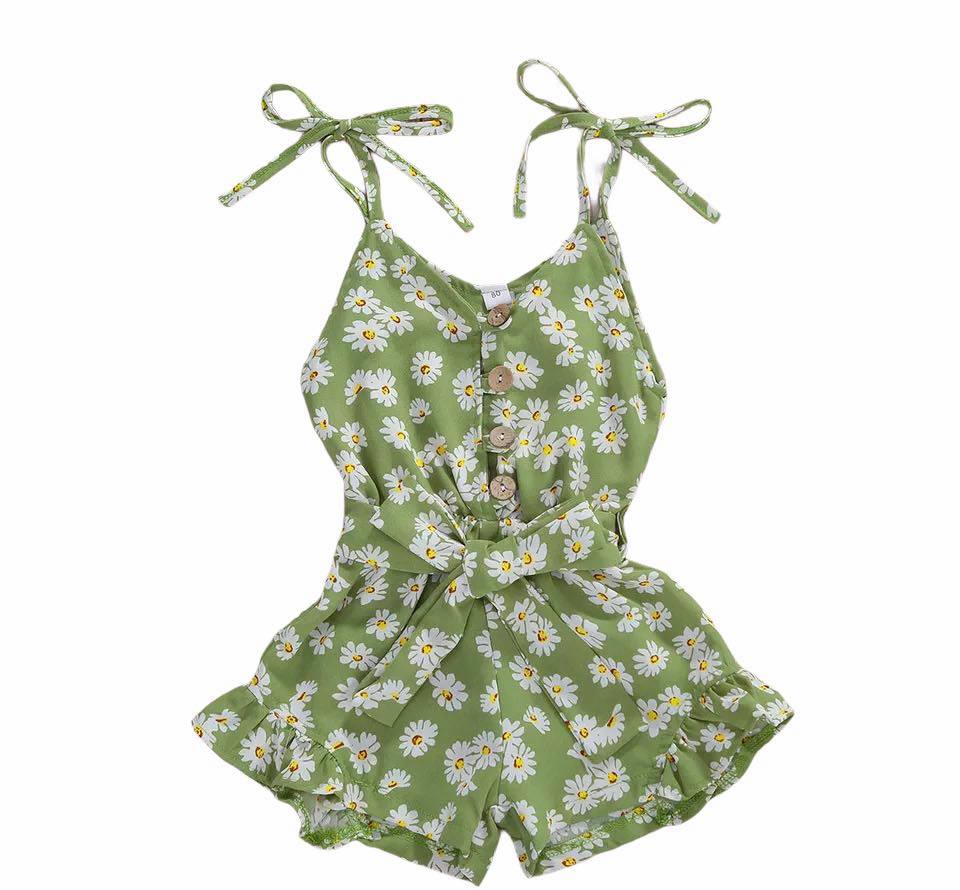 DAISY ROMPERS - GREEN