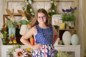 EASTER EGGS DRESS WITH POCKETS