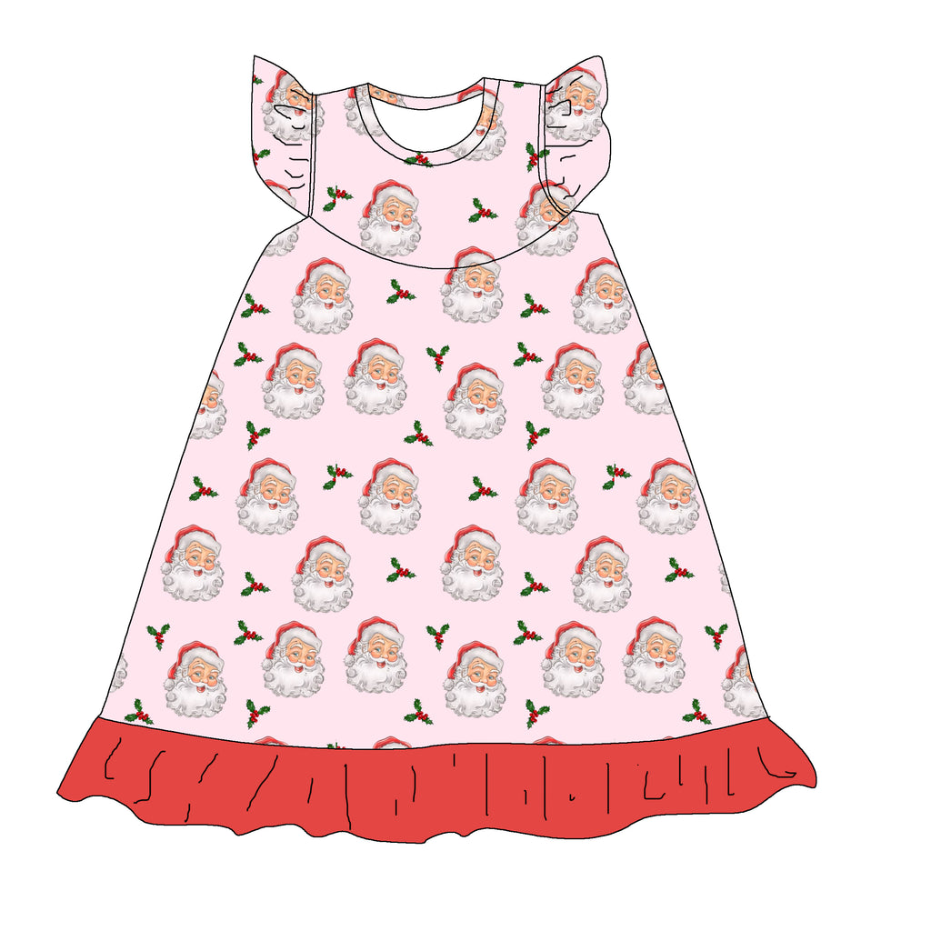 VINTAGE SANTA NIGHTGOWN PINK - PRE-ORDER