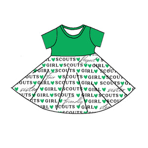 GREEN SCOUTS SHORT SLEEVES DRESS 2nd PRE-ORDER