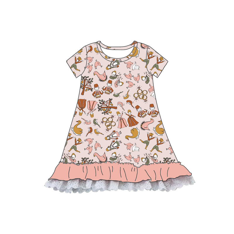 TWELVE DAYS OF CHRISTMAS SHORT SLEEVES NIGHTGOWN - PRE-ORDER