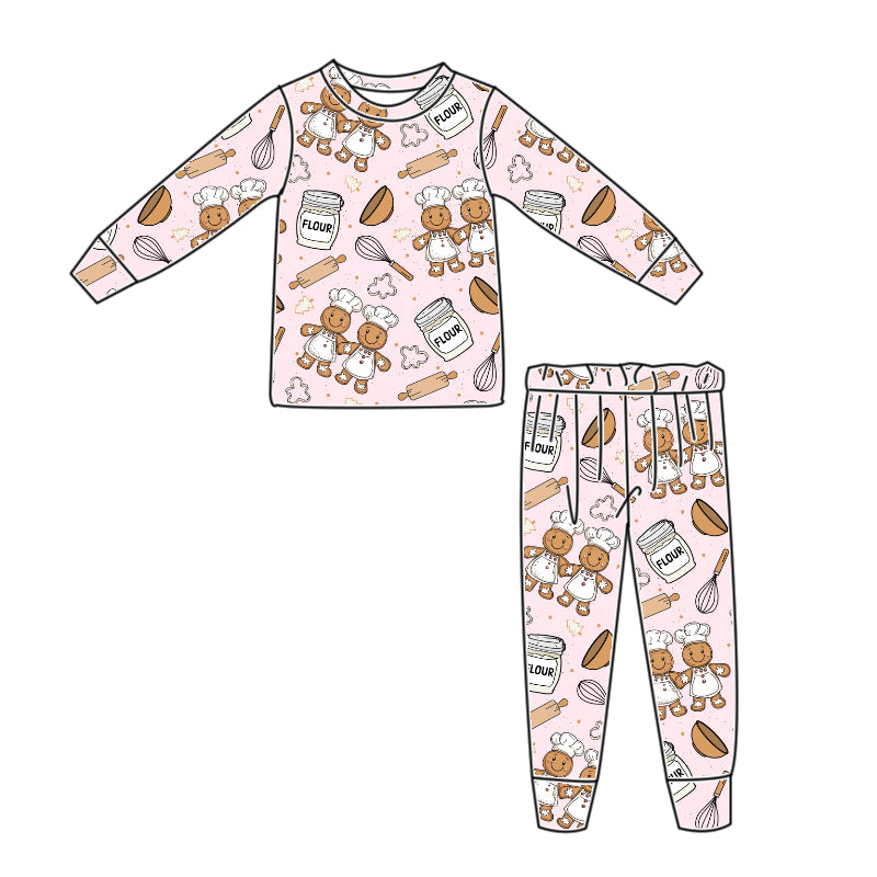 CHRISTMAS BAKING PAJAMAS KIDS & ADULTS - PREORDER - PINK - Christmas2025