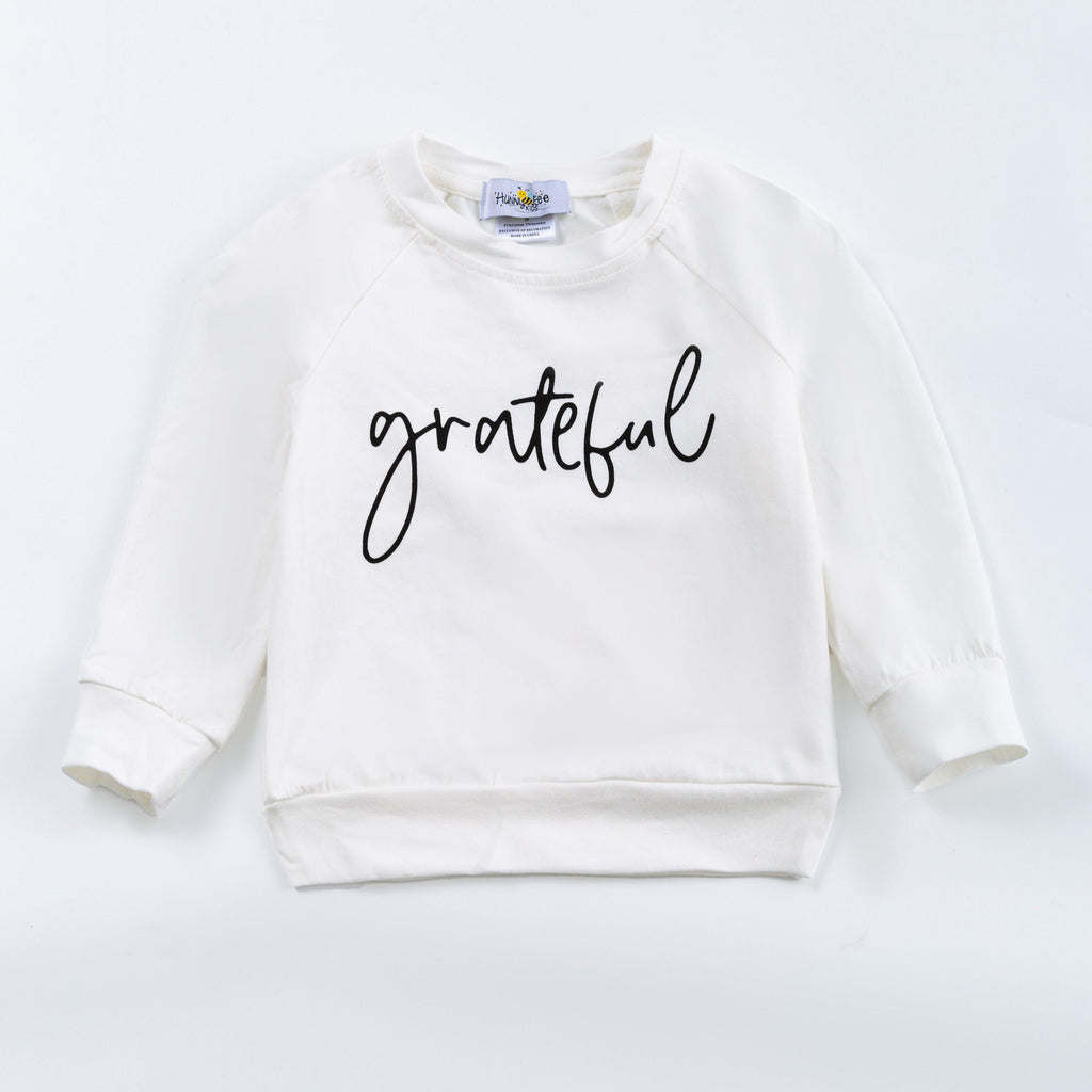 WHITE GRATEFUL TOP
