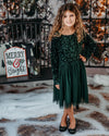 GREEN SPARKLE TUTU DRESS