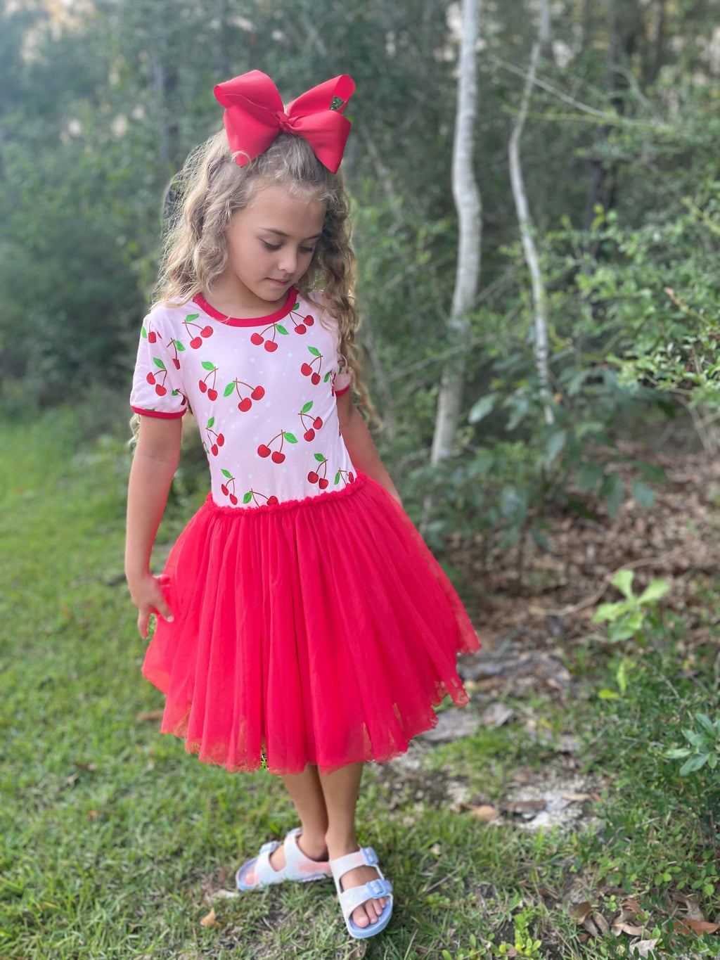 CHERRY TUTU DRESS