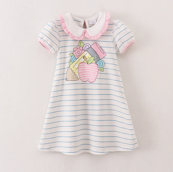 PENCIL APPLE SCHOOL DRESS PRESALE