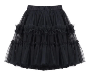 BLACK TULLE SKIRT - Halloween2025