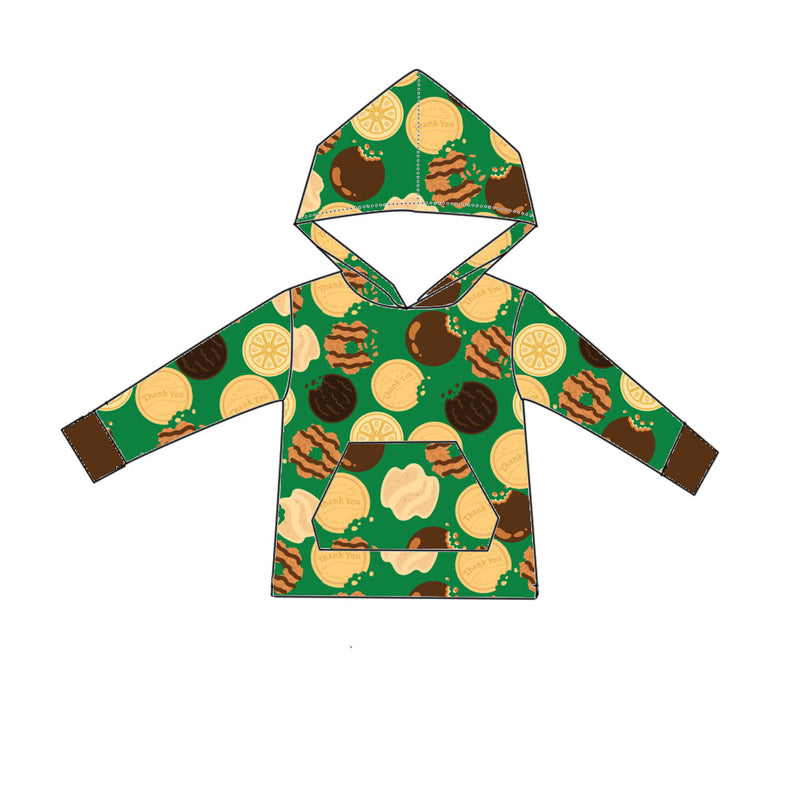 GREEN COOKIES HOODIE READY TO SHIP