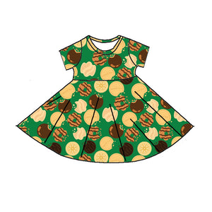 COOKIES SHORT SLEEVES TWIRLY DRESS PRE-ORDER