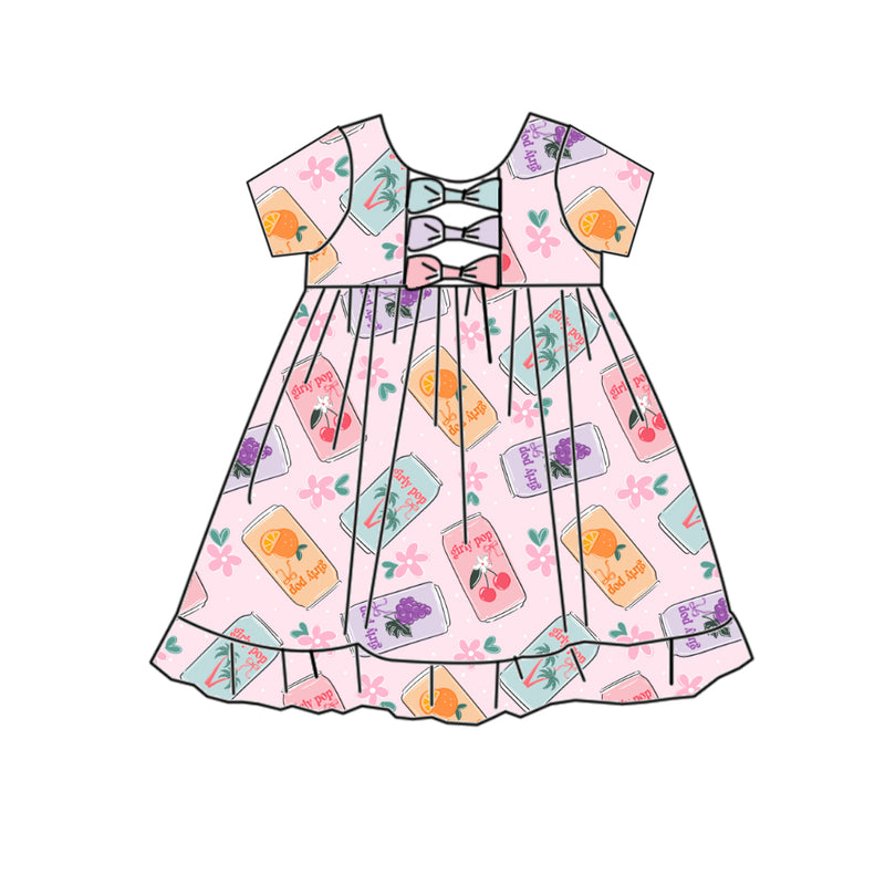 KPOP SODA BACK BOW DRESS - Preorder