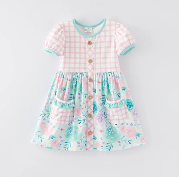 SPRING FLORAL DRESS