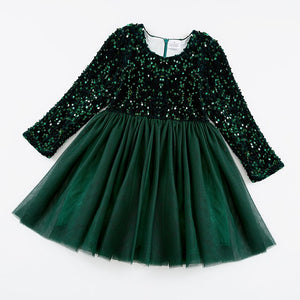 GREEN SPARKLE TUTU DRESS