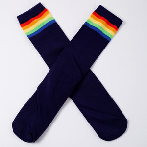 RAINBOW NAVY SOCKS