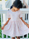 PINK & WHITE RAINBOW DRESS
