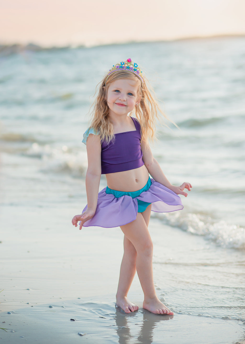 Little Ice Princess Two-Piece Swimsuit