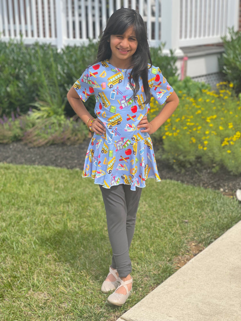 BACK TO SCHOOL PEPLUM TOP