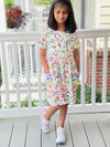 BACK TO SCHOOL ART SUPPLIES DRESS WITH POCKETS PREORDER