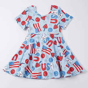 PATRIOTIC USA TWIRL DRESS