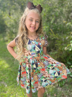 SAFARI TWIRL DRESS
