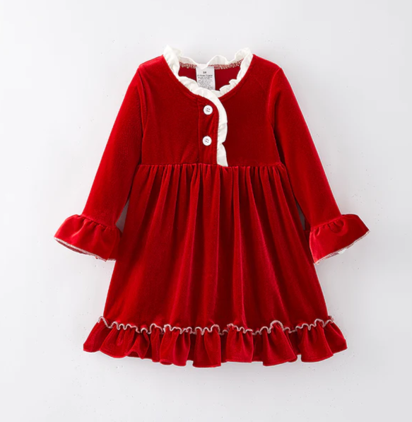RED VELVET NIGHTGOWN    - Christmas2025