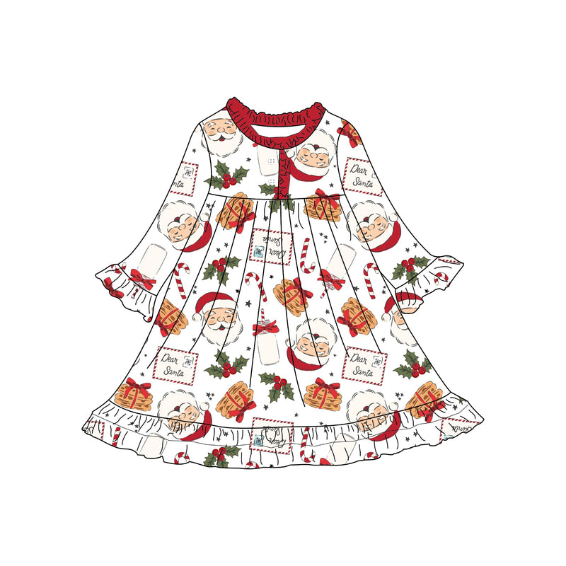 DEAR SANTA NIGHTGOWN - WHITE - Christmas2025 - Preorder