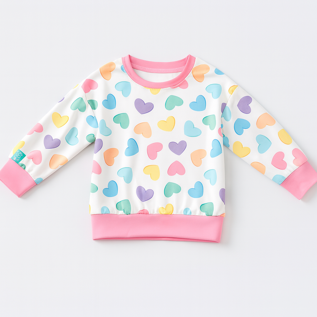 VALENTINE CANDY HEARTS TOP - Valentine2025