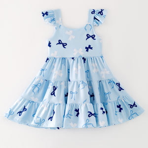 BLUE BOW DRESS - PREORDER