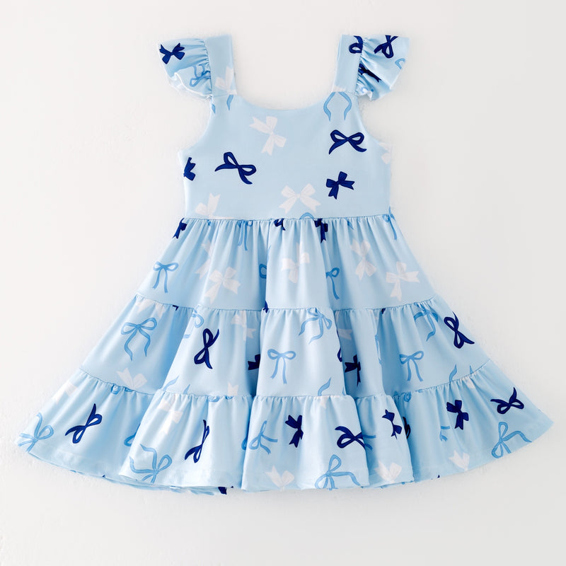 BLUE BOW DRESS - PREORDER
