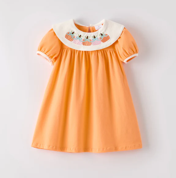 FALL PUMPKIN DRESS DRESS - Fall2025