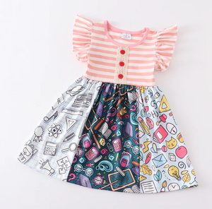 BACK TO SCHOOL BUTTON DRESS PRESALE