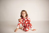 SNOWMAN RED PAJAMAS