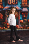 BLACK RUFFLE PANTS
