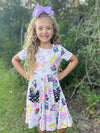 BACK TO SCHOOL TWIRL DRESS WITH POCKETS