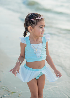 MIDNIGHT PRINCESS TWO PIECE SWIMSUIT PRE-ORDER