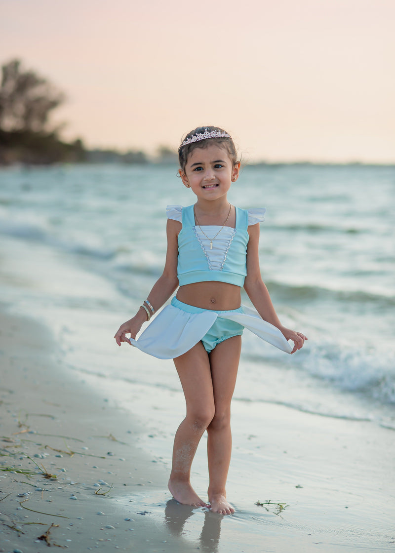 MIDNIGHT PRINCESS TWO PIECE SWIMSUIT