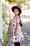 FALL APPLES TWIRLY DRESS