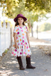 FALL APPLES TWIRLY DRESS