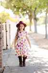 FALL APPLES TWIRLY DRESS