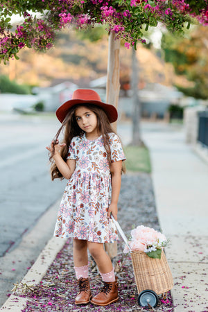 ANNA FALL FLORALS DRESS