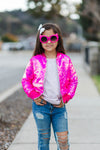 HOT PINK SPARKLE JACKET PRESALE