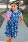 UNICORN BACK BOW DRESS
