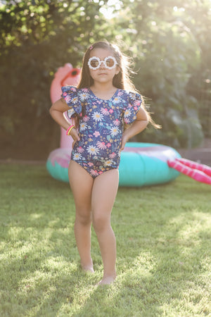 FLORAL ONE PIECE  SWIMSUIT
