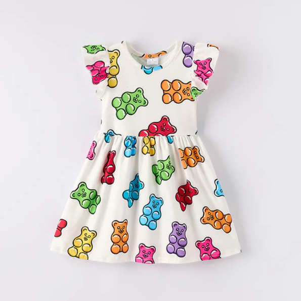 RAINBOW BEARS DRESS