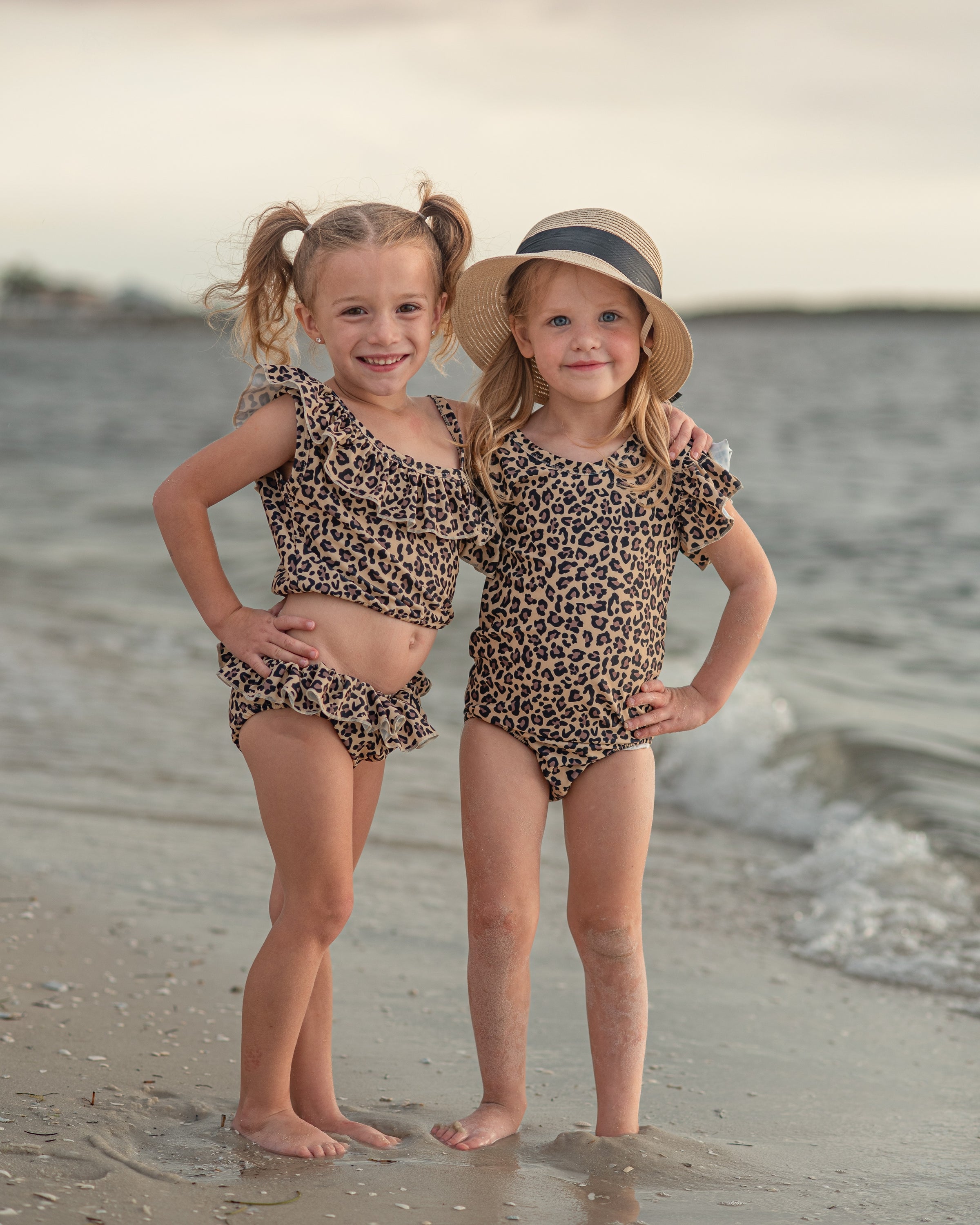 ANIMAL PRINT TWO PC SWIMSUIT – Hunny Bee Kids – New York (NY), USA