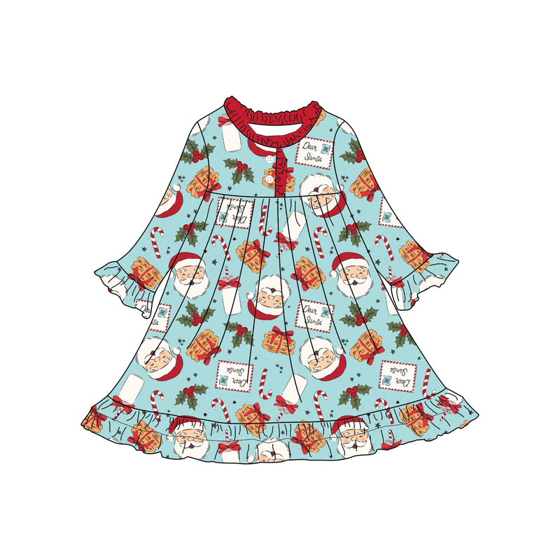 DEAR SANTA NIGHTGOWN - BLUE - PREORDER