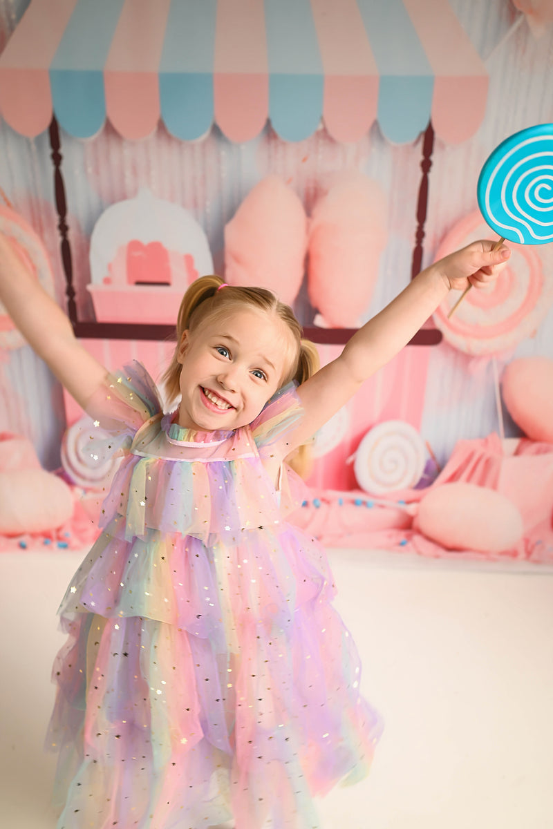 Tutu rainbow dress clearance