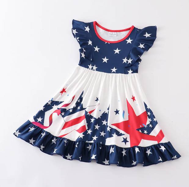 PATRIOTIC STARS DRESS