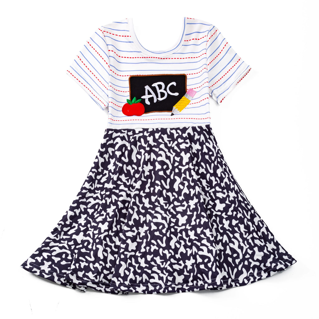 BACK TO SCHOOL COMPOSIITION DRESS