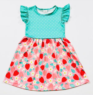 STRAWBERRY DAISY DRESS